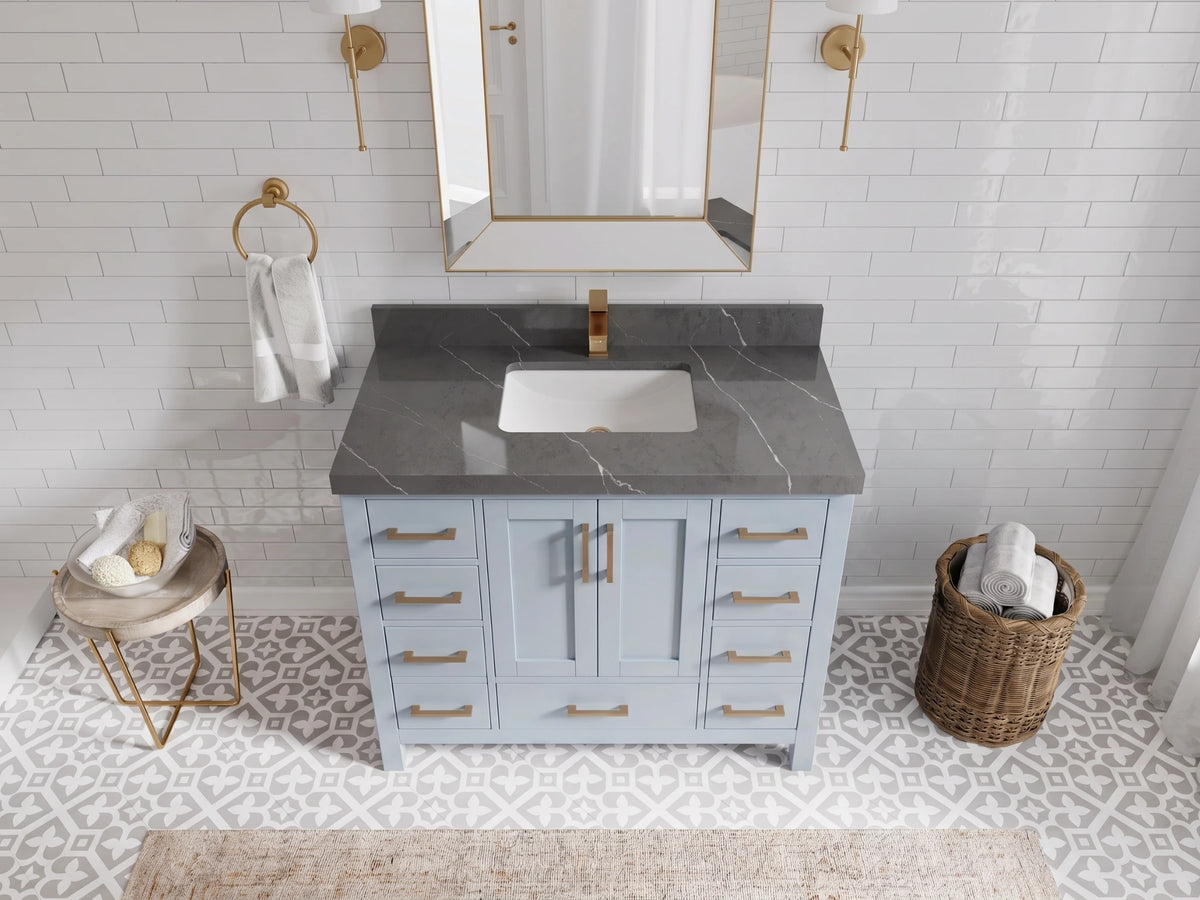 Malibu 42 in. W x 22 in. D Single Sink Bathroom Vanity