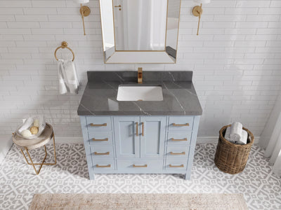 Malibu 42 in. W x 22 in. D Single Sink Bathroom Vanity