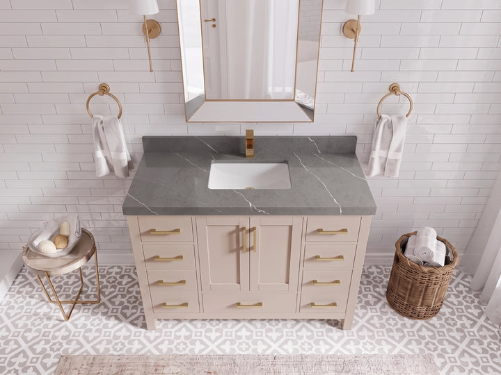 Malibu 48 in. W x 22 in. D Single Sink Bathroom Vanity - photo 19