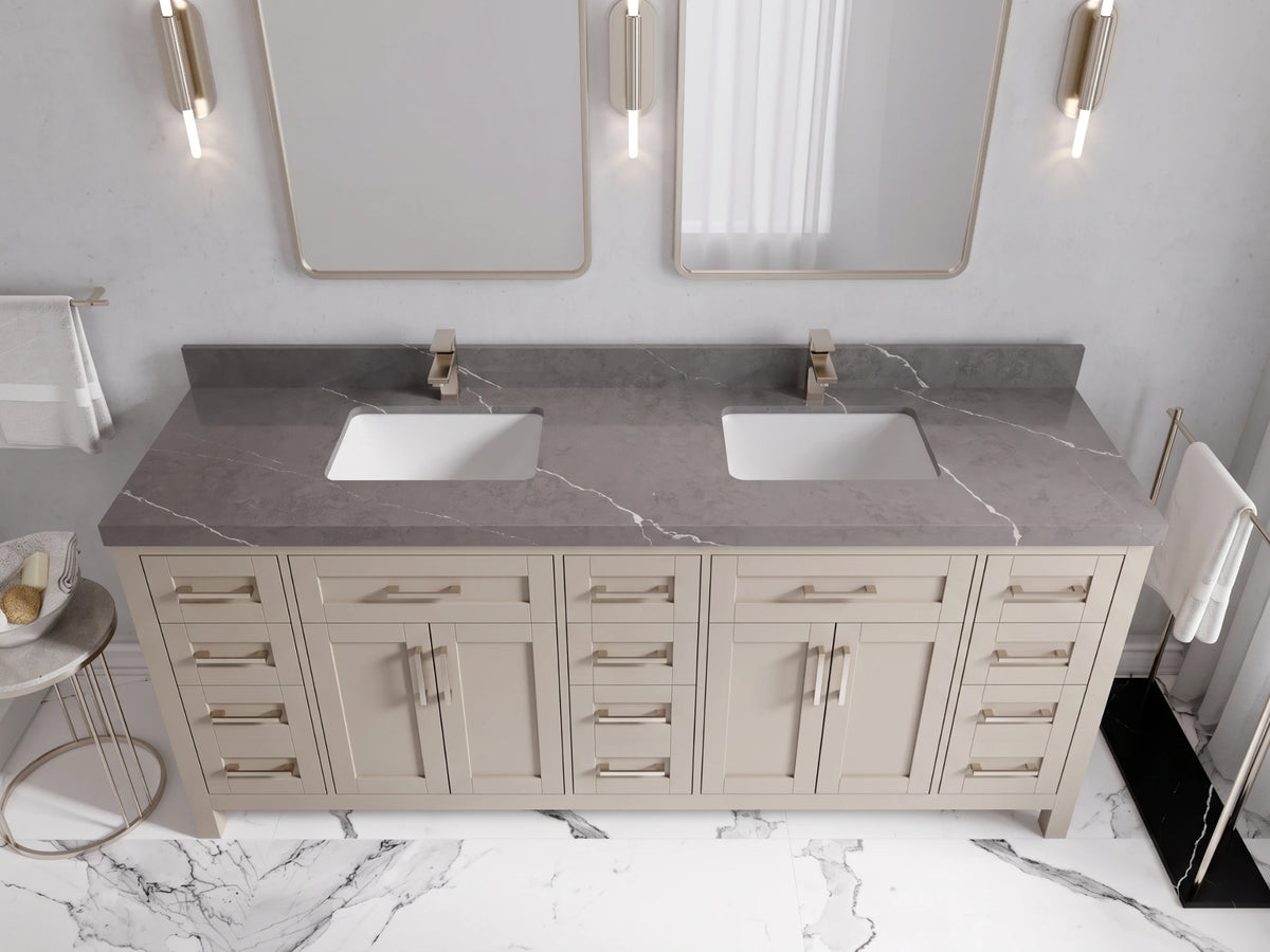 Cambridge 80 in. W x 22 in. D Double Sink Bathroom Vanity