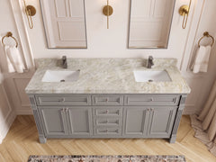 Paris 72 in. W x 22 in. D Double Sink Bathroom Vanity - photo 51