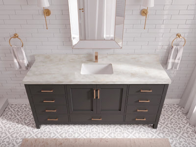 Malibu 72 in. W x 22 in. D Single Sink Bathroom Vanity