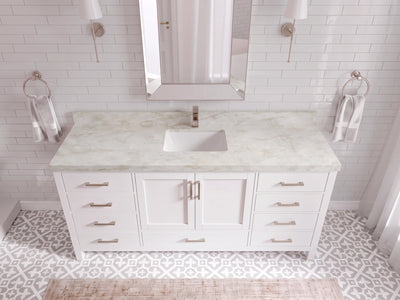 Malibu 72 in. W x 22 in. D Single Sink Bathroom Vanity