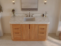 Ventura Teak 60 in. W x 22 in. D Single Sink Bathroom Vanity - photo 12