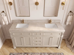 Paris 72 in. W x 22 in. D Double Sink Bathroom Vanity - photo 34