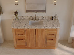 Ventura Teak 60 in. W x 22 in. D Single Sink Bathroom Vanity - photo 13