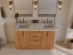 Ventura Teak 60 in. W x 22 in. D Double Sink Bathroom Vanity - photo 16