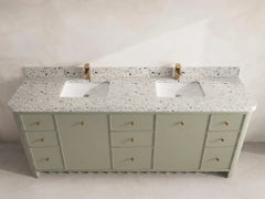 Orlando 84 in. W x 22 in. D Double Sink Bathroom Vanity - photo 15