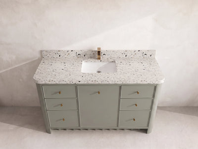 Orlando 60 in. W x 22 in. D Single Sink Bathroom Vanity