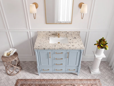 Aberdeen 42 in. W x 22 in. D Single Sink Bathroom Vanity