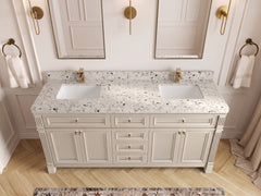 Paris 72 in. W x 22 in. D Double Sink Bathroom Vanity - photo 35
