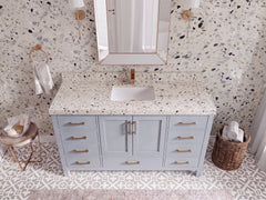Malibu 60 in. W x 22 in. D Single Sink Bathroom Vanity - photo 33