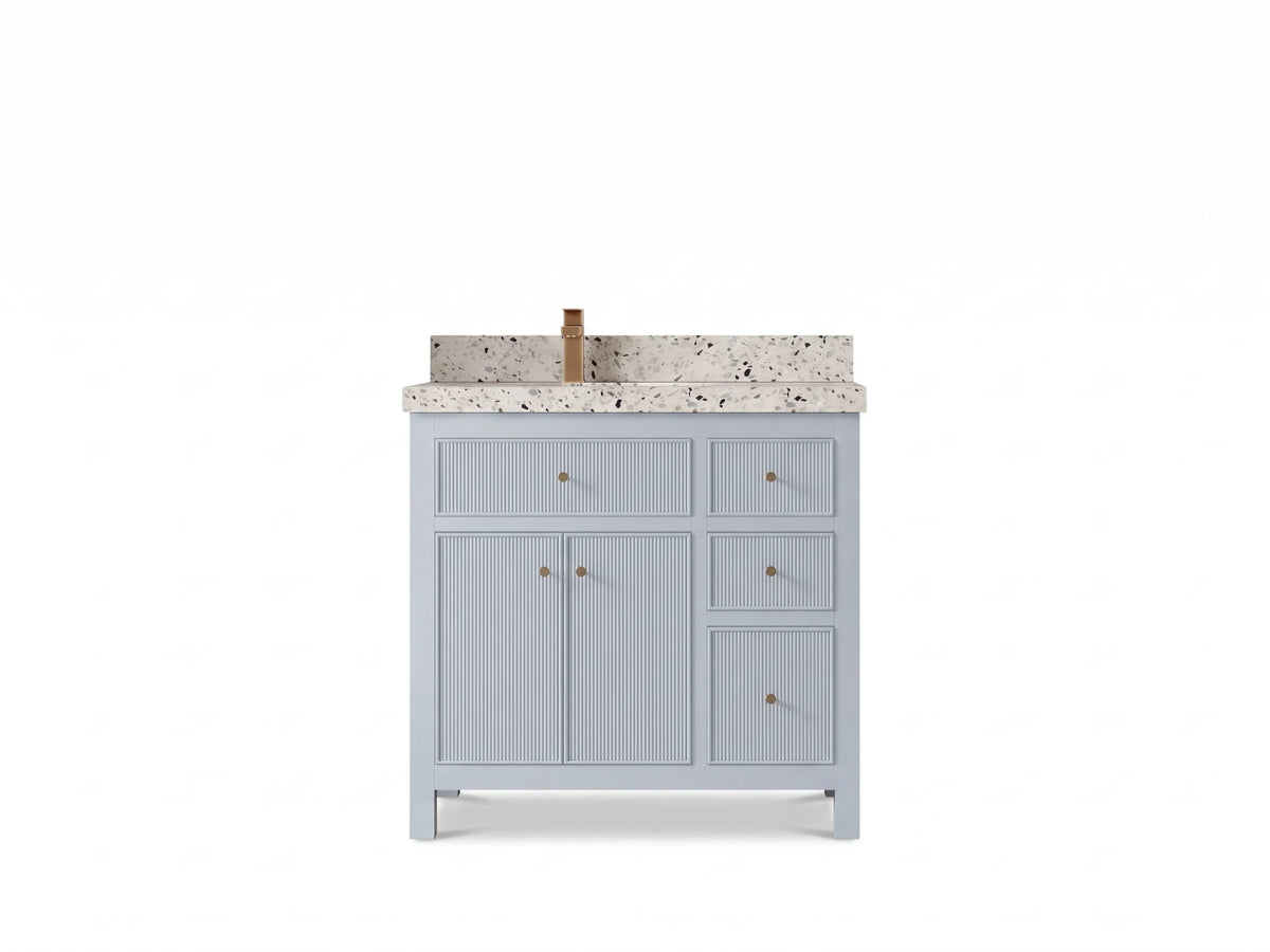 Sonoma 36 in. W x 22 in. D Left Offset Sink Bathroom Vanity