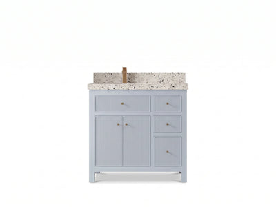Sonoma 36 in. W x 22 in. D Left Offset Sink Bathroom Vanity
