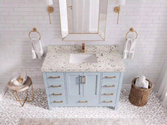 Malibu 48 in. W x 22 in. D Single Sink Bathroom Vanity - photo 22