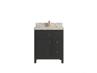 Sonoma 30 in W x 22 in D Reeded Free Standing Single Sink Bathroom Vanity