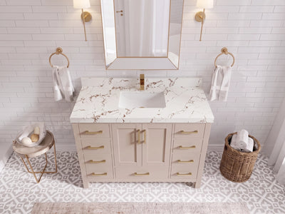 Malibu 48 in. W x 22 in. D Single Sink Bathroom Vanity