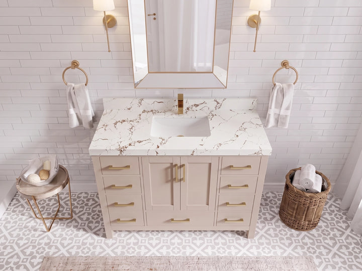 Malibu 48 in. W x 22 in. D Single Sink Bathroom Vanity - photo 23