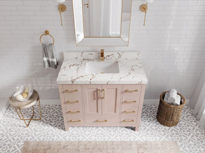 Malibu 42 in. W x 22 in. D Single Sink Bathroom Vanity