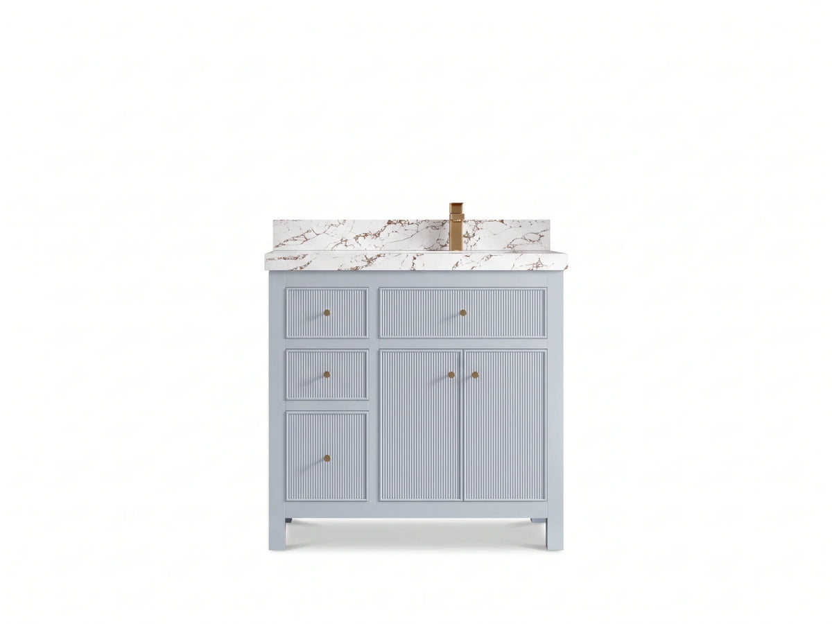 Sonoma 36 in. W x 22 in. D Right Offset Sink Bathroom Vanity
