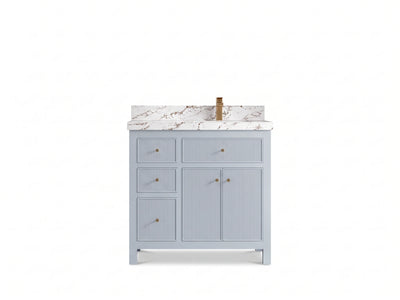 Sonoma 36 in. W x 22 in. D Right Offset Sink Bathroom Vanity