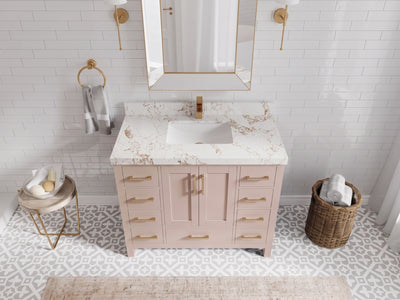 Malibu 42 in. W x 22 in. D Single Sink Bathroom Vanity
