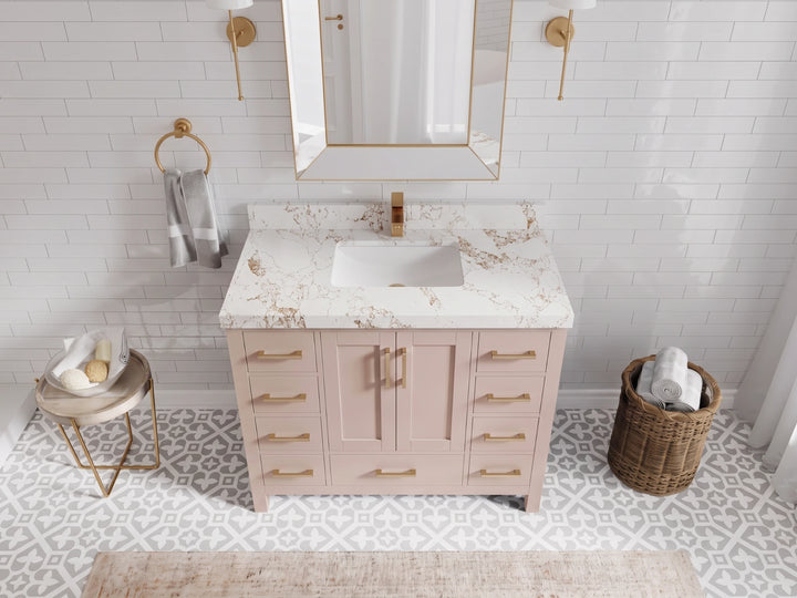 Malibu 42 in. W x 22 in. D Single Sink Bathroom Vanity - photo 28