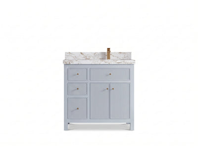 Sonoma 36 in. W x 22 in. D Right Offset Sink Bathroom Vanity