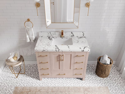Malibu 42 in. W x 22 in. D Single Sink Bathroom Vanity