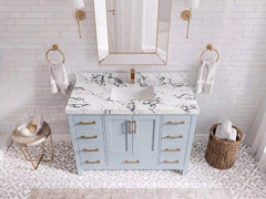 Malibu 48 in. W x 22 in. D Single Sink Bathroom Vanity - photo 24