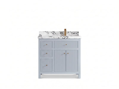 Sonoma 36 in. W x 22 in. D Right Offset Sink Bathroom Vanity