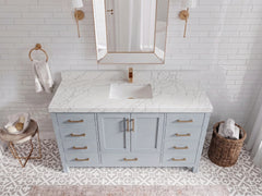 Malibu 60 in. W x 22 in. D Single Sink Bathroom Vanity - photo 22