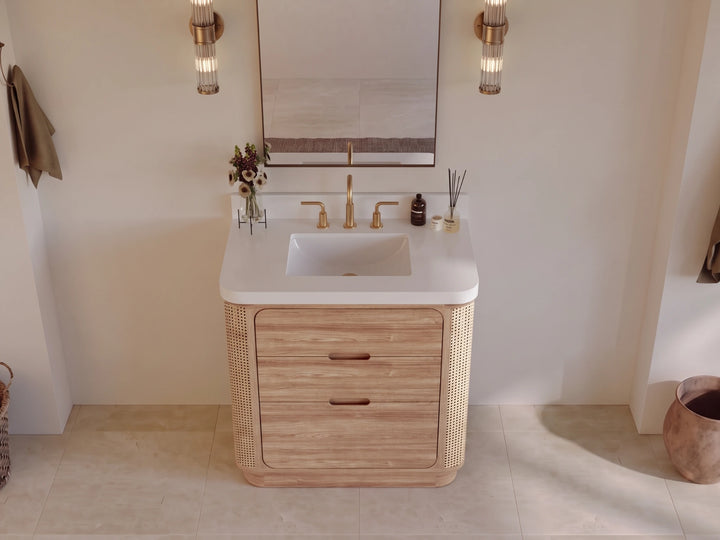 Ventura Teak 36 in. W x 22 in. D Center Sink Bathroom Vanity - photo 6