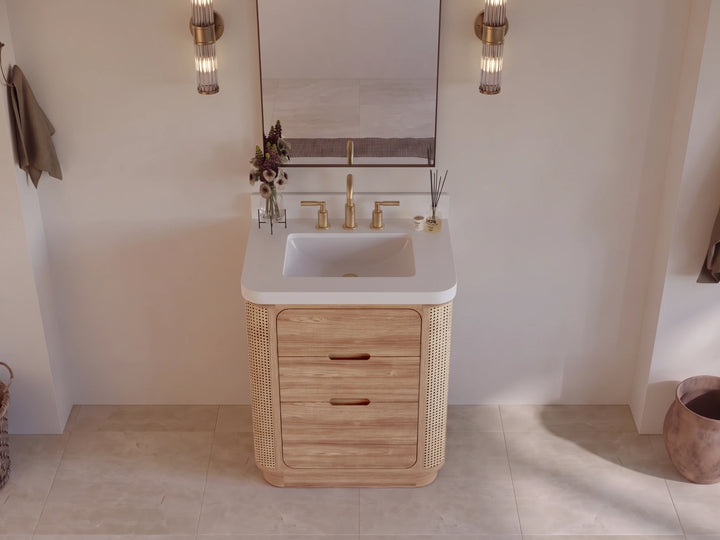 Ventura Teak 30 in. W x 22 in. D Single Sink Bathroom Vanity - photo 4