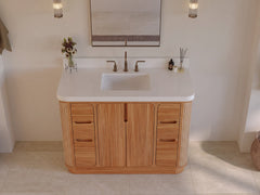 Ventura Teak 48 in. W x 22 in. D Single Sink Bathroom Vanity - photo 7