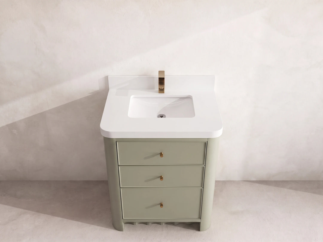 Orlando 30 in. W x 22 in. D Single Sink Bathroom Vanity | 
              
                Evergreen
                
                  
             - ORL_EGN_CA_LZ_30 - photo №19