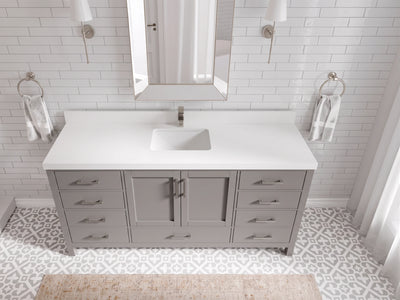 Malibu 72 in. W x 22 in. D Single Sink Bathroom Vanity