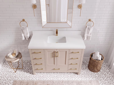 Malibu 48 in. W x 22 in. D Single Sink Bathroom Vanity