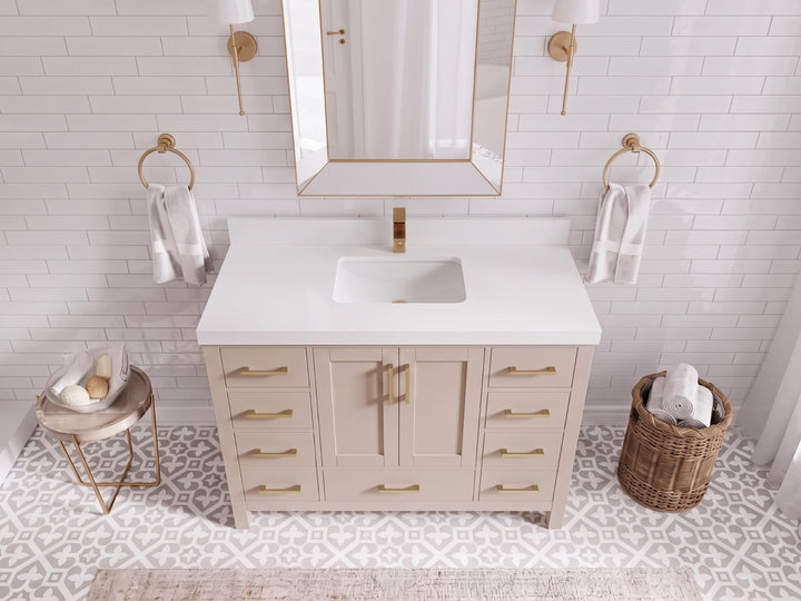 Malibu 48 in. W x 22 in. D Single Sink Bathroom Vanity - photo 27