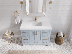 Malibu 42 in. W x 22 in. D Single Sink Bathroom Vanity - photo 29