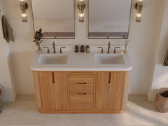 Ventura Teak 60 in. W x 22 in. D Double Sink Bathroom Vanity - photo 14