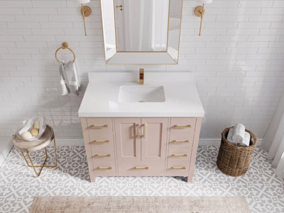 Malibu 42 in. W x 22 in. D Single Sink Bathroom Vanity