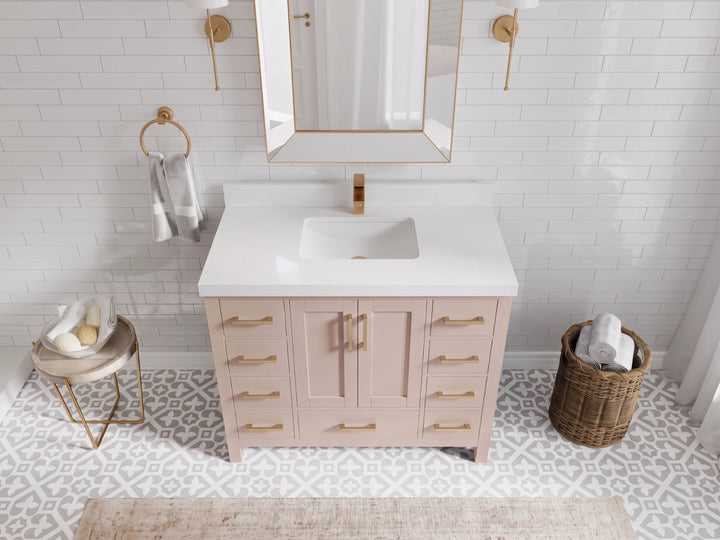 Malibu 42 in. W x 22 in. D Single Sink Bathroom Vanity - photo 31