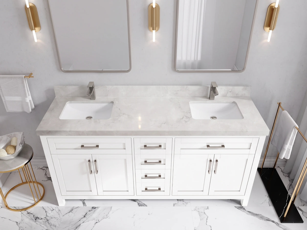 Cambridge 72 in. W x 22 in. D Double Sink Bathroom Vanity