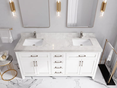 Cambridge 72 in. W x 22 in. D Double Sink Bathroom Vanity