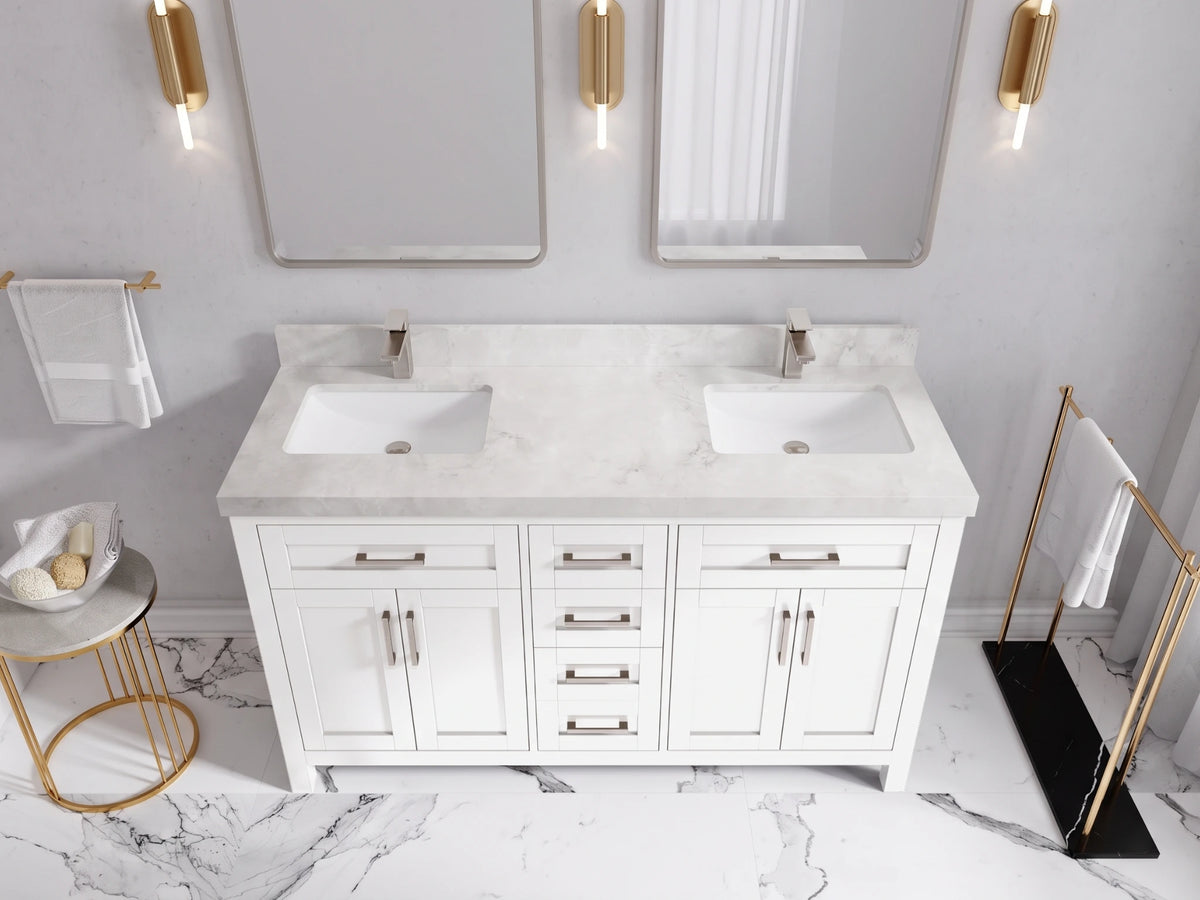 Cambridge 60 in. W x 22 in. D Double Sink Bathroom Vanity