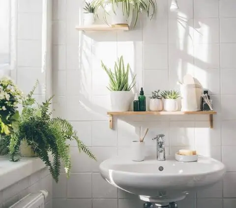 All-White Bathroom