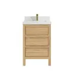 Elizabeth Teak Wood 30 in. W x 22 in. D Single Sink Bathroom Vanity ELZ_TK_LNT_CA_LZ_24FAUCET-150x150