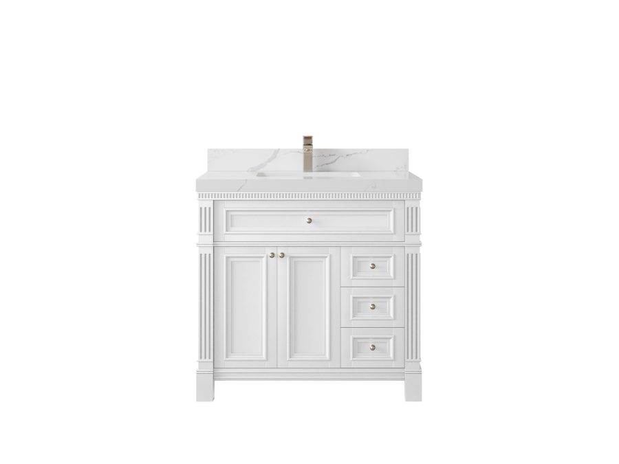 Malibu Mango Wood 30 in. W x 22 in. D Single Sink Bathroom Vanity PRS_WH_CA_LZ_36CLFAUCET-900x675