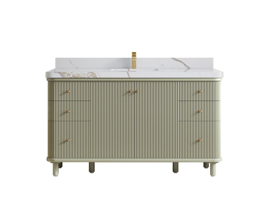 Pasadena Teak Wood 36 in. W x 22 in. D Center Sink Bathroom Vanity MIA_EGN_CA_GL_60SFAUCET-900x675